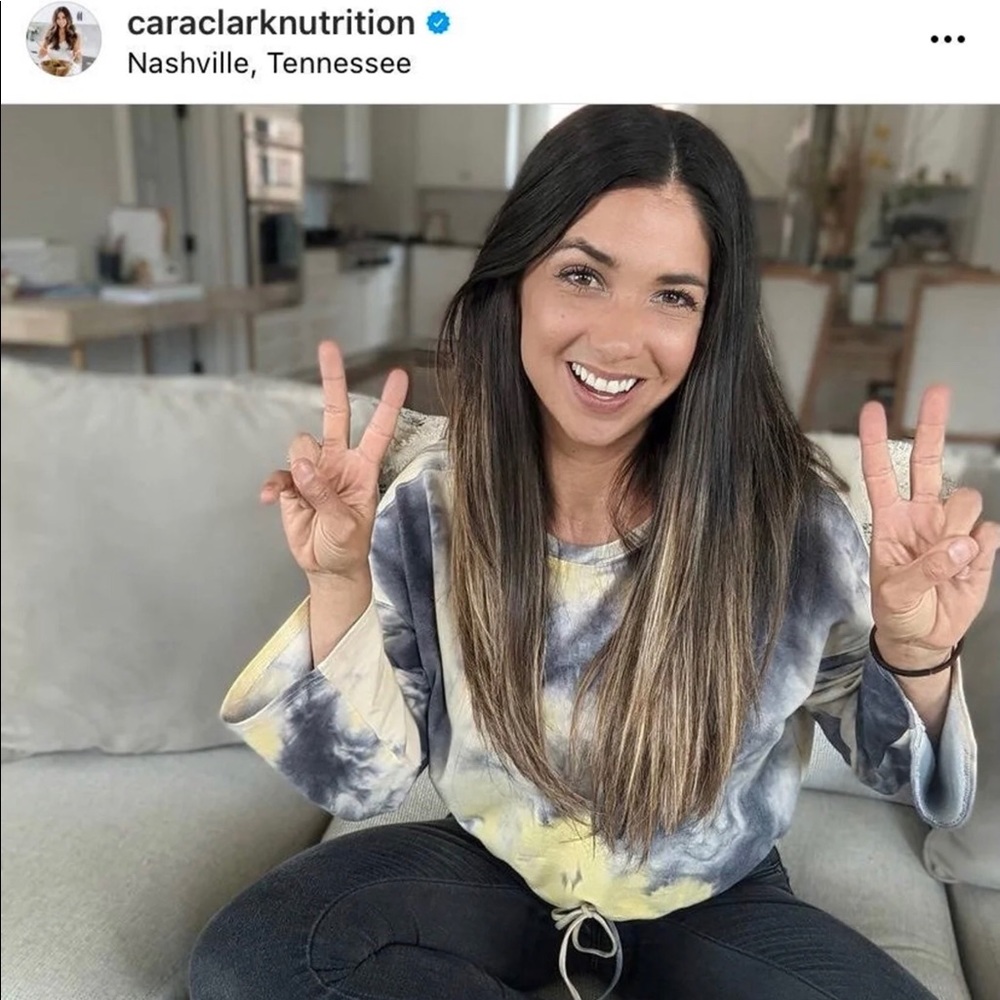 14th & Union Tie Dye Drawstring Sweatshirt